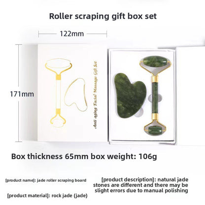 Natural jade beauty container