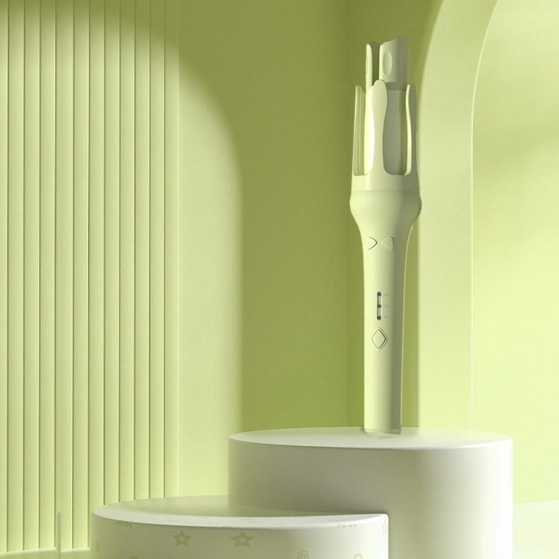 Fully automatic lazy person's hair curling iron