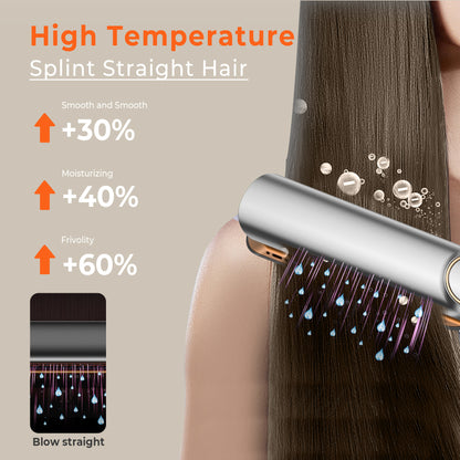 Hair dryer for straightening hair