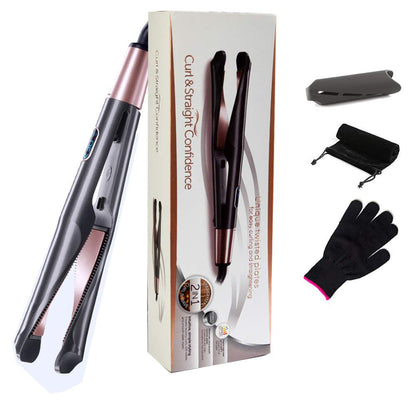 Electric heating spiral hair curling iron