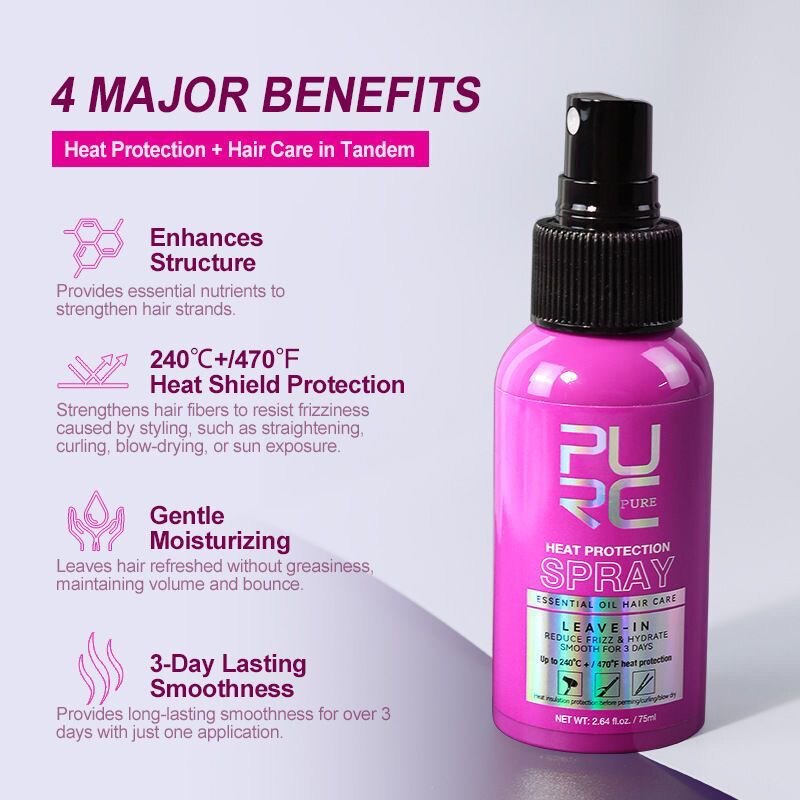 Heat Protection Hair Care Spray