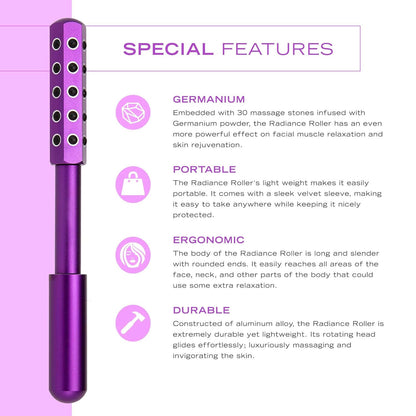 Germanium Facial Massage Roller Beauty Stick