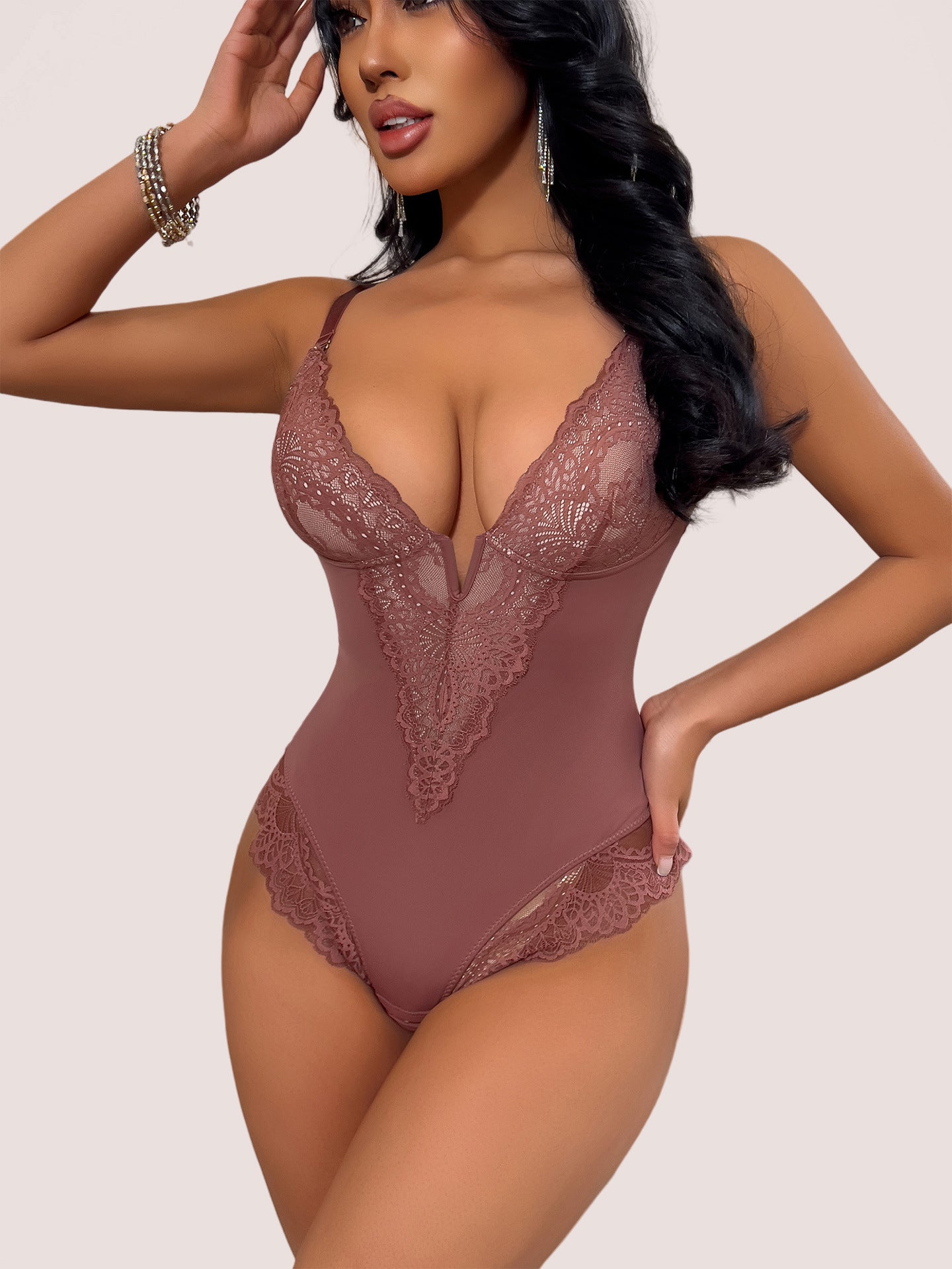Lace Shapewear One-Piece Women's Underwear
