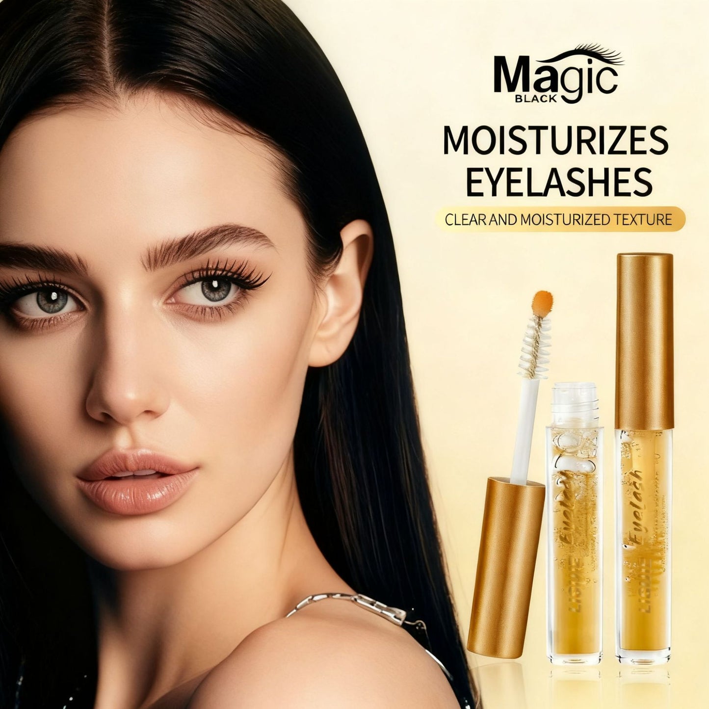 Eyelash serum for naturally set, long-lasting, and smudge-proof lashe eye makeup