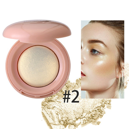 Potato puree highlighter powder for facial makeup