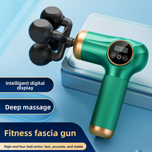 Electric Muscle Massage Gun with Multiple Attachments