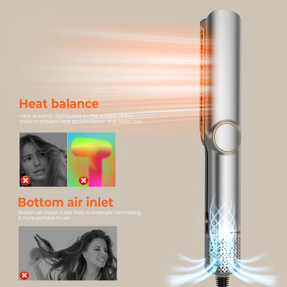 Hair dryer for straightening hair