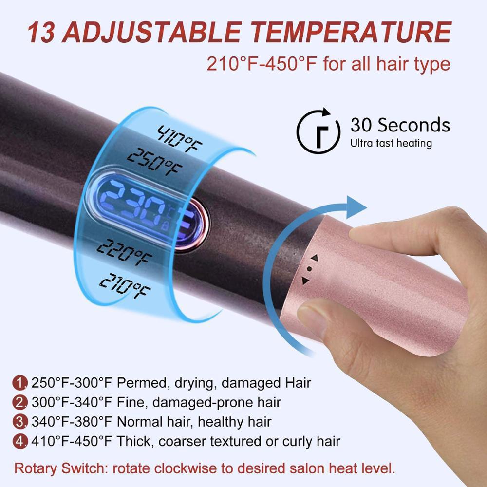 Electric heating spiral hair curling iron