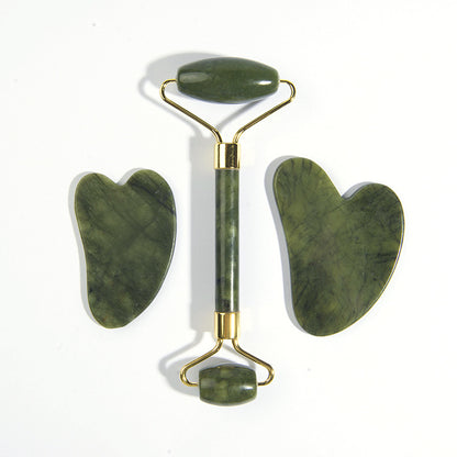 Natural jade beauty container