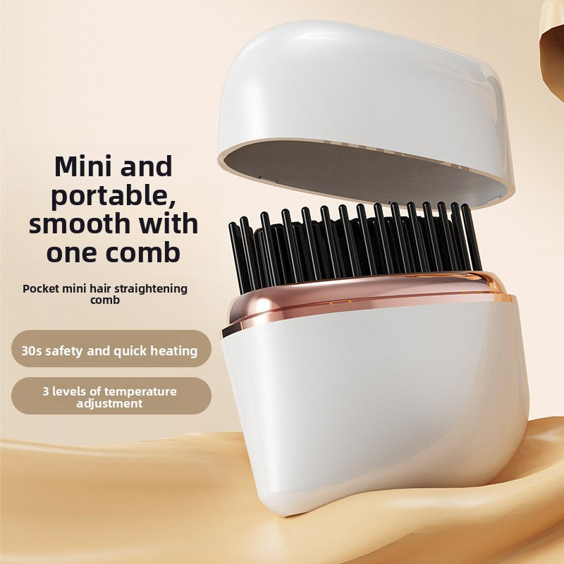 Rechargeable Wireless Hair Straightener Comb
