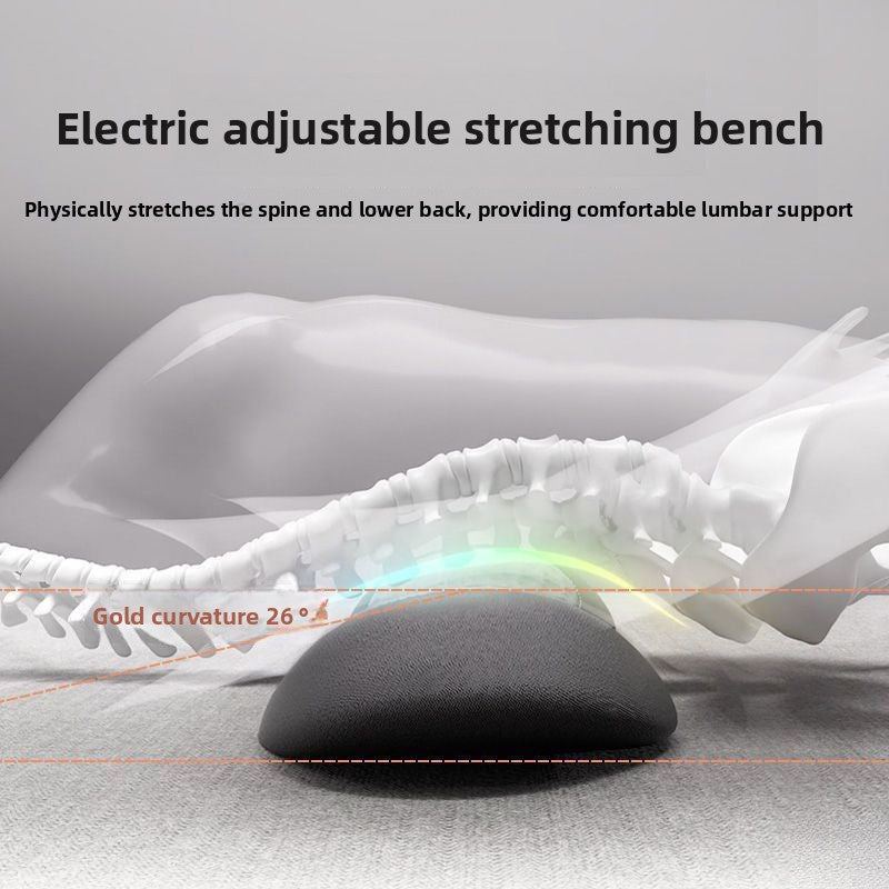 Ergonomic Lumbar Pillow with Heating and Massage