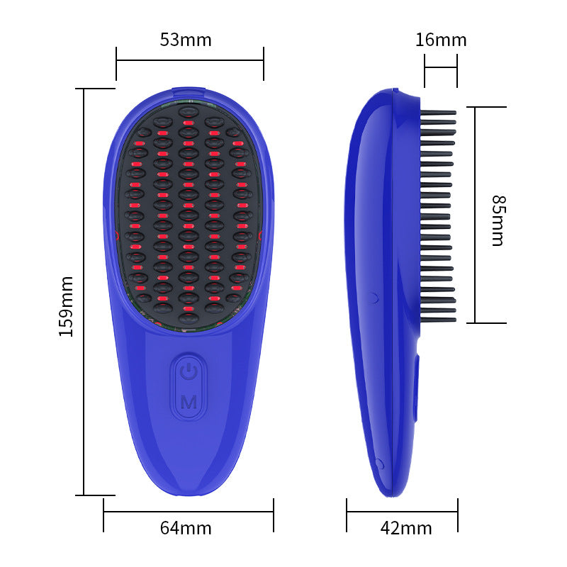 Electric massage comb