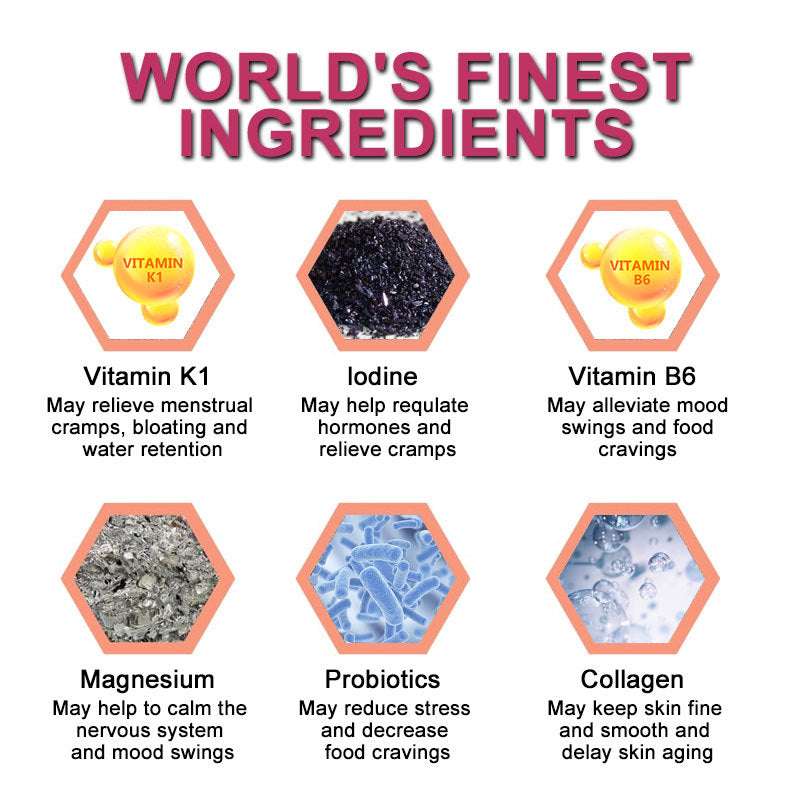 Women's Health Hormone Balance Gummies Relieve Premenstrual Syndrome