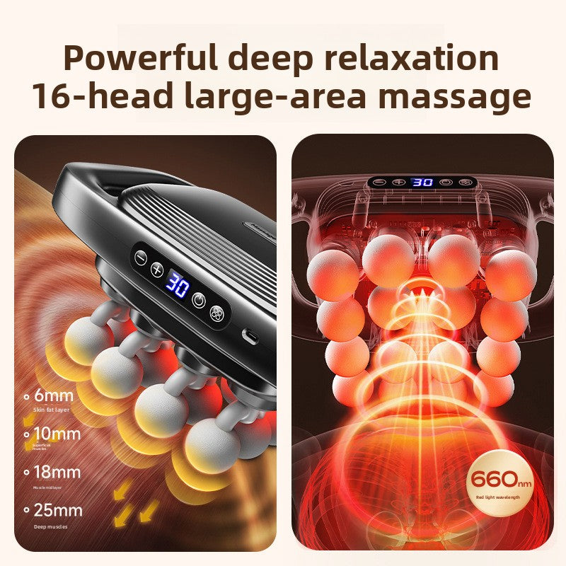 Multi-Head Deep Tissue Massage Gun