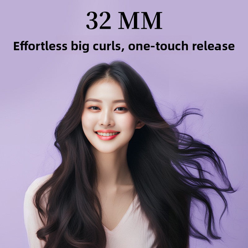 Fully automatic lazy person's hair curling iron