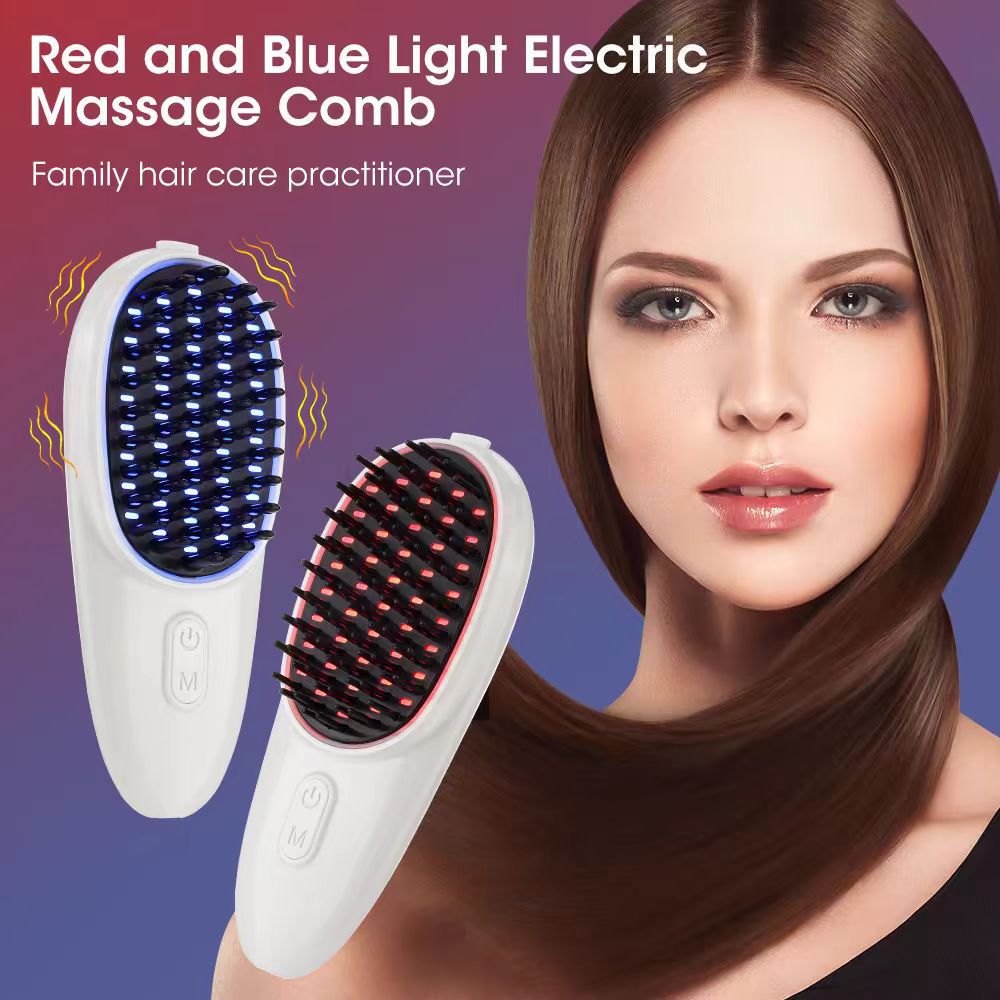 Electric massage comb