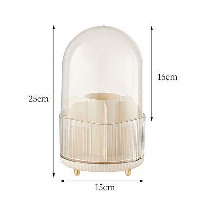 Makeup brush storage case